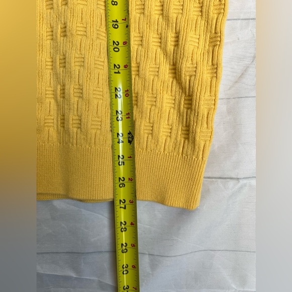 Tasso Elba Yellow Golf Seater Vest - Picture 6 of 7